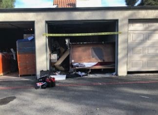 Garage Fire 387 N. Melrose