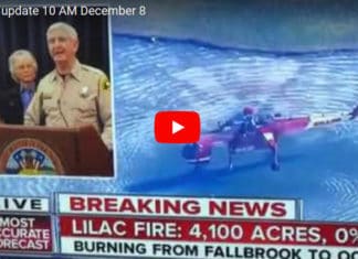 Lilac Fire Update 10 am Dec 8th