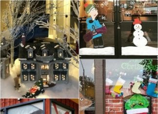 Carlsbad Village Holiday Window Contest in Full Force