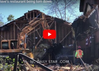Famous Dave’s Barbeque Building Leveled