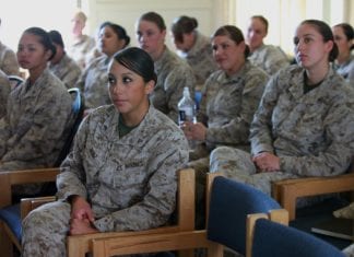 First Female Marine Students Arrive at SOI-West