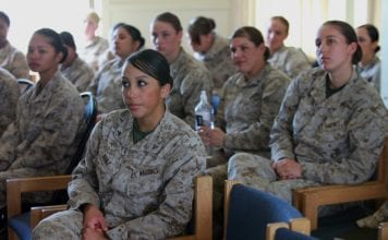 First Female Marine Students Arrive at SOI-West