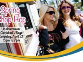 Carlsbad Village Association Spring Shop Hop April 21st