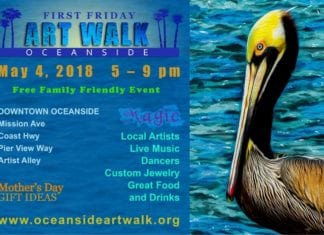 First Friday ArtWalk Oceanside, May 4th