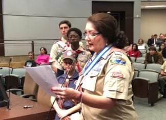 Boy Scouts of America in the City of Vista for 2017.