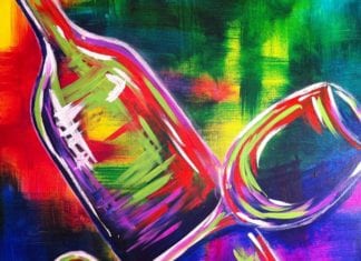 Vista Moonlight Angels Wine & Paint Fundraiser July 15th