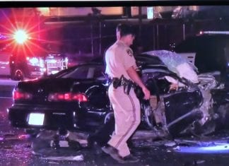 Stolen Vehicle Involved in Crash