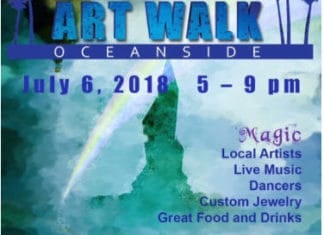 First Friday Art Walk Oceanside, July 6th