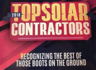 Cosmic Solar, Inc. Recognized as a 2018 Top Solar Contractor in Southern California