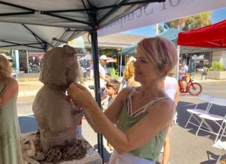 Watch Live Sculpting Demo At Art In The Village this Weekend VIDEO