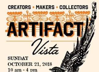 Artifact Vista This Sunday October 21 in Historic Downtown