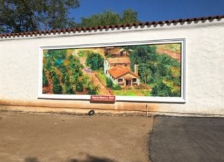 New Mural Painted at Vista Historical Society – Rancho Minerva