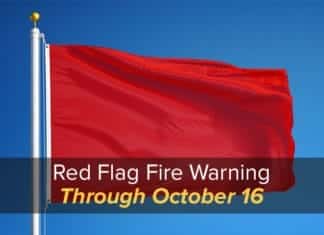 Fire Danger: Red Flag Warning Through October 16