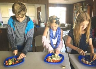 Stone Soup and Breadsticks with Kids in the Garden