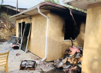 Structure Fire Vista 2190 Primrose Avenue