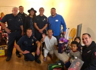 Kindness Distributed by Vista Fire Fighters and City Council