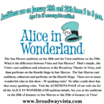 Alice in Wonderland Auditions