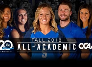 Twenty-Five Cougars Named to CCAA Fall All-Academic Team