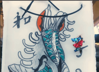 February’s 2nd Saturdays Art Lesson Features Japanese Wall Art