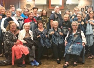 22 Denim Jackets Donated to Bikers Against Child Abuse by Woman’s Club of Vista