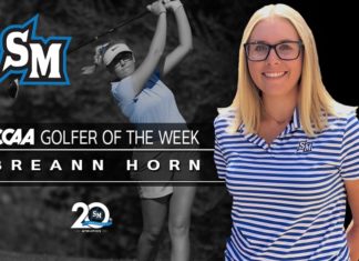 Horn Tapped as CCAA Golfer of the Week