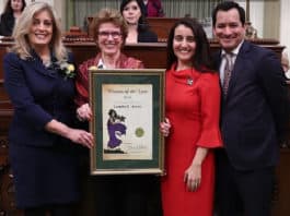 Assemblywoman Marie Waldron Honors Juanita Hayes as Woman of the Year