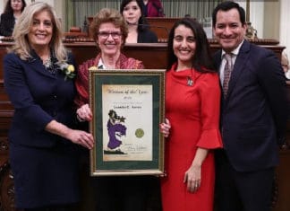 Assemblywoman Marie Waldron Honors Juanita Hayes as Woman of the Year