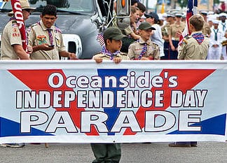 “Hometown Heroes” theme for Oceanside Independence Parade