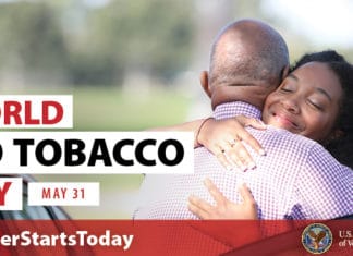 World No Tobacco Day is May 31.