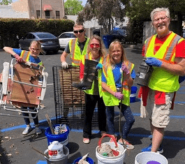 Great Morning Sprucing Up The Village At Creek To Bay Event