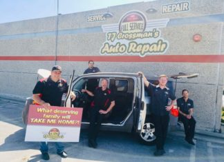 TJ Crossmans Auto Repair to Give Away a Car