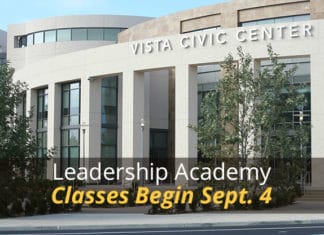 Vista Leadership Academy September 4 – October 22, 2019