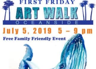 First Friday Art Walk Oceanside, July 5th