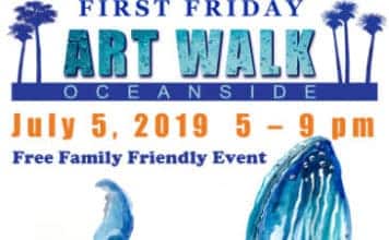 First Friday Art Walk Oceanside, July 5th