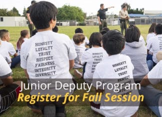 Junior Deputy Program Last day to Sign Up Friday August 8th