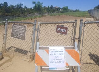 Large Dog Park at San Elijo Hills Park Undergoing Renovations