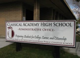 Classical Academy High School Recognized as a 2020 Best School in California