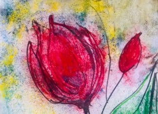 Family-Friendly Art Lesson in September Teaches Chalk “Impressionism”