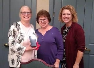 New Member initiated into The Woman’s Club of Vista GFWC