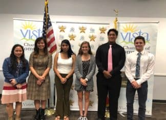 VIDEO Vista Chamber of Commerce October High School Rising Stars