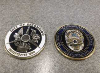 First Female Police Officer in Escondido to be Honored with Service Coins