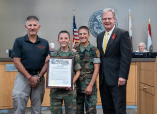 Supervisor Jim Desmond Honors The North San Diego Young Marines