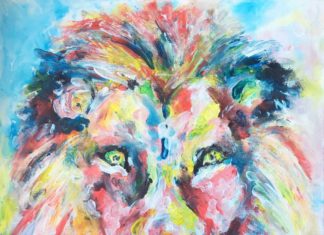 Free Art Lesson Features the “King of the Jungle”