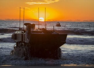 Pendleton Marines Put Amphibious Combat Vehicle to the Test VIDEO