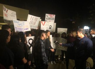 Vista Students Protest Elimination of School Resource Officers