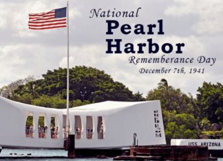 Local Young Marine Lays Wreath in Pearl Harbor Day Remembrance