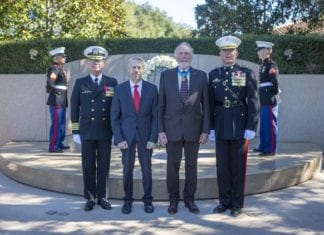 Pendleton Marines Participate in Honoring President Reagan