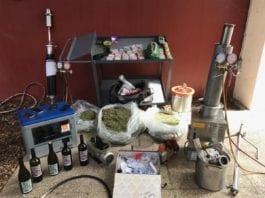 Butane Honey Oil Lab Arrests in Spring Valley