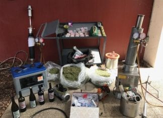 Butane Honey Oil Lab Arrests in Spring Valley