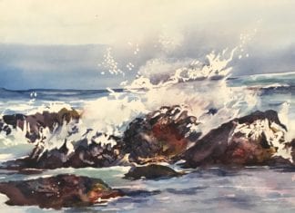 Art Spark Lesson Features Seascape Watercolor